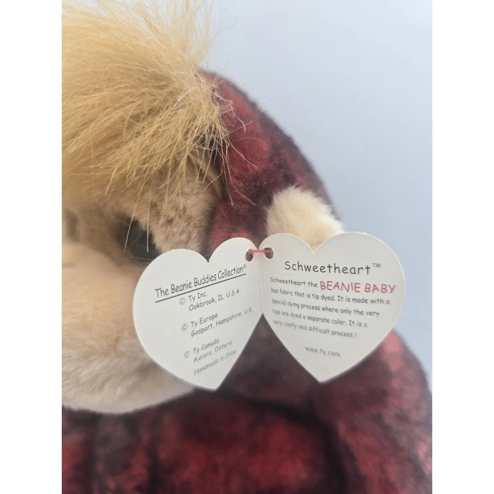 Ty Beanie Buddies Schweetheart the Orangutan Vintage 1999 Plush‎ 14 inch 93304